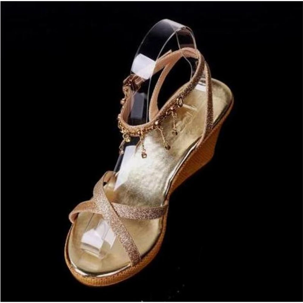 10units/lot Countertop Clear Acrylic Perspex Woman Man Shoe Displays Stands High Heeled Shoes Stretcher Filler Photo Holder Rack