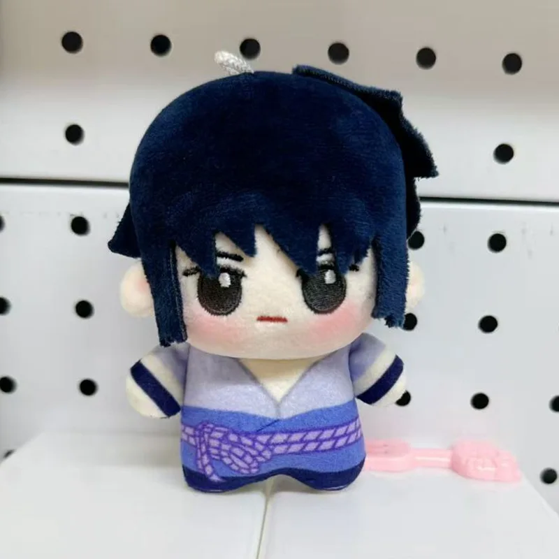 Kawaii Naruto Plush Doll Sasuke Uchiha Cute Anime Cartoon 10CM Plushies Stuffed Animals Doll Keychain Bag Pendant Gifts
