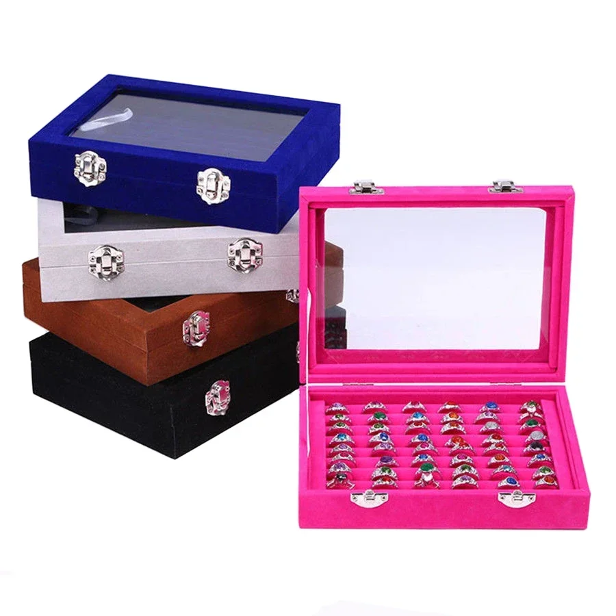 Jewelry Display Casket / Jewelry Storage Organizer Earrings Ring Box  Case for Jewlery Gift Box Jewelry Box