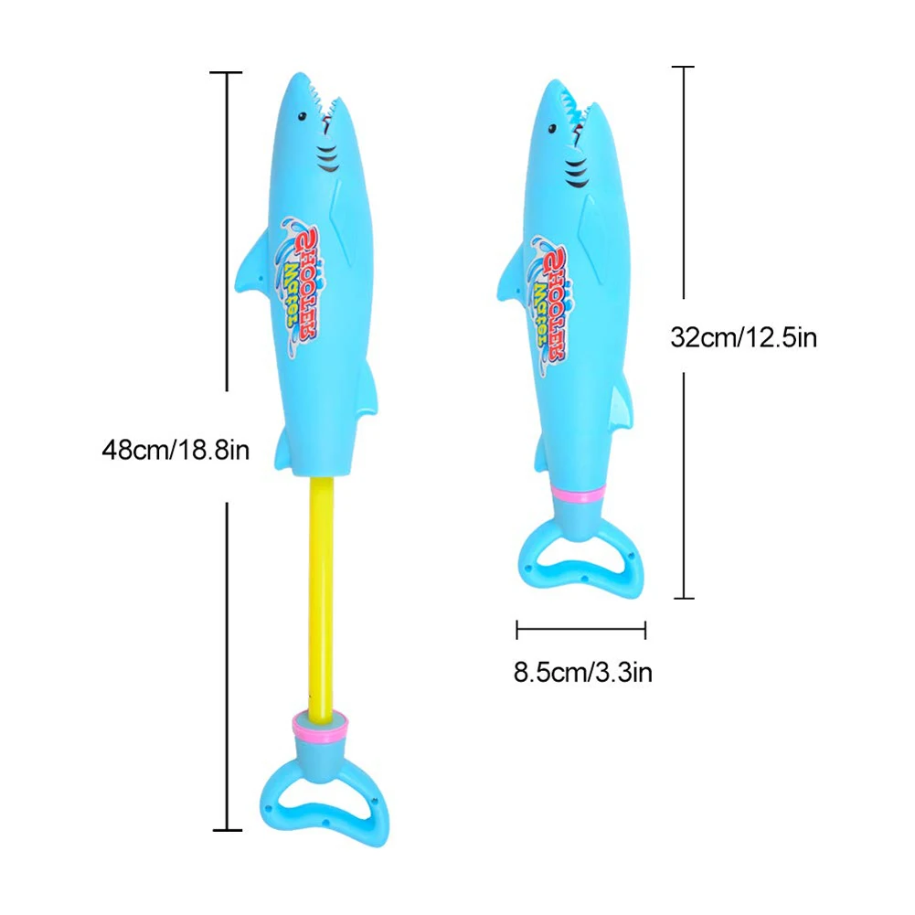 Children Shark Water Gun Toys Kids Summer Water Fight Pool Toys Outdoor Water Play Games Spray Pistol Toys Squirt Shooter Gifts