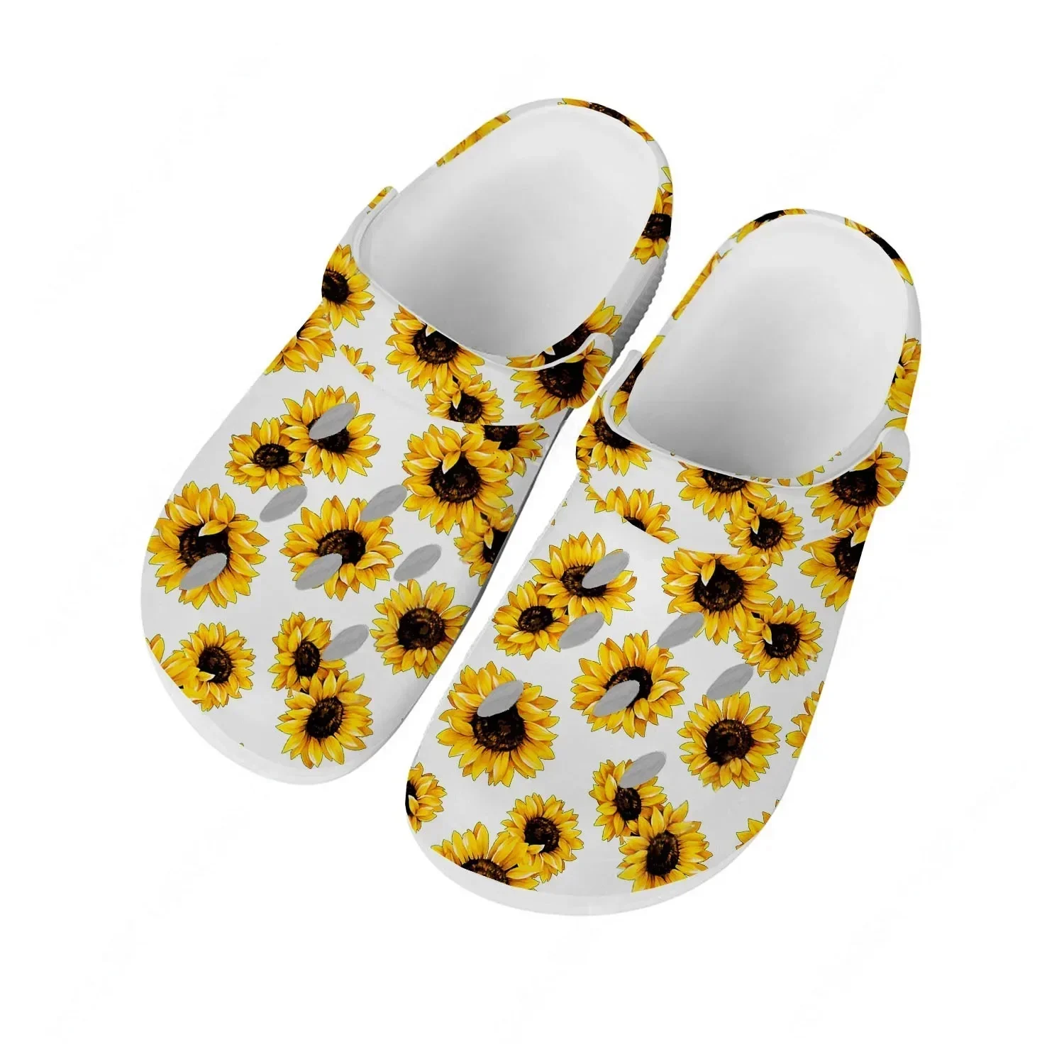 Sunflower Water Shoes Mens Womens High Quality Anti-slip Home Garden Clogs Customizd Sandals Beach Breathable Hole Slippers