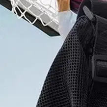 

Sports Storage Bag with Zip Closure and Mesh Pocket for Easy Ball Carrying