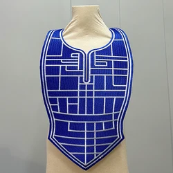 Glue-backed collar clothing accessories 2024 Luxury African Cotton Lace