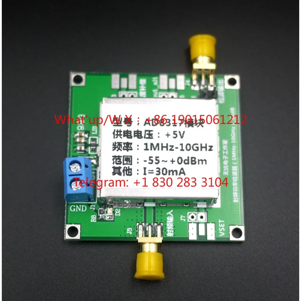 AD8317 Module, RF, Power Meter, Logarithmic, Detector, Power Sense (1-10000MHz)
