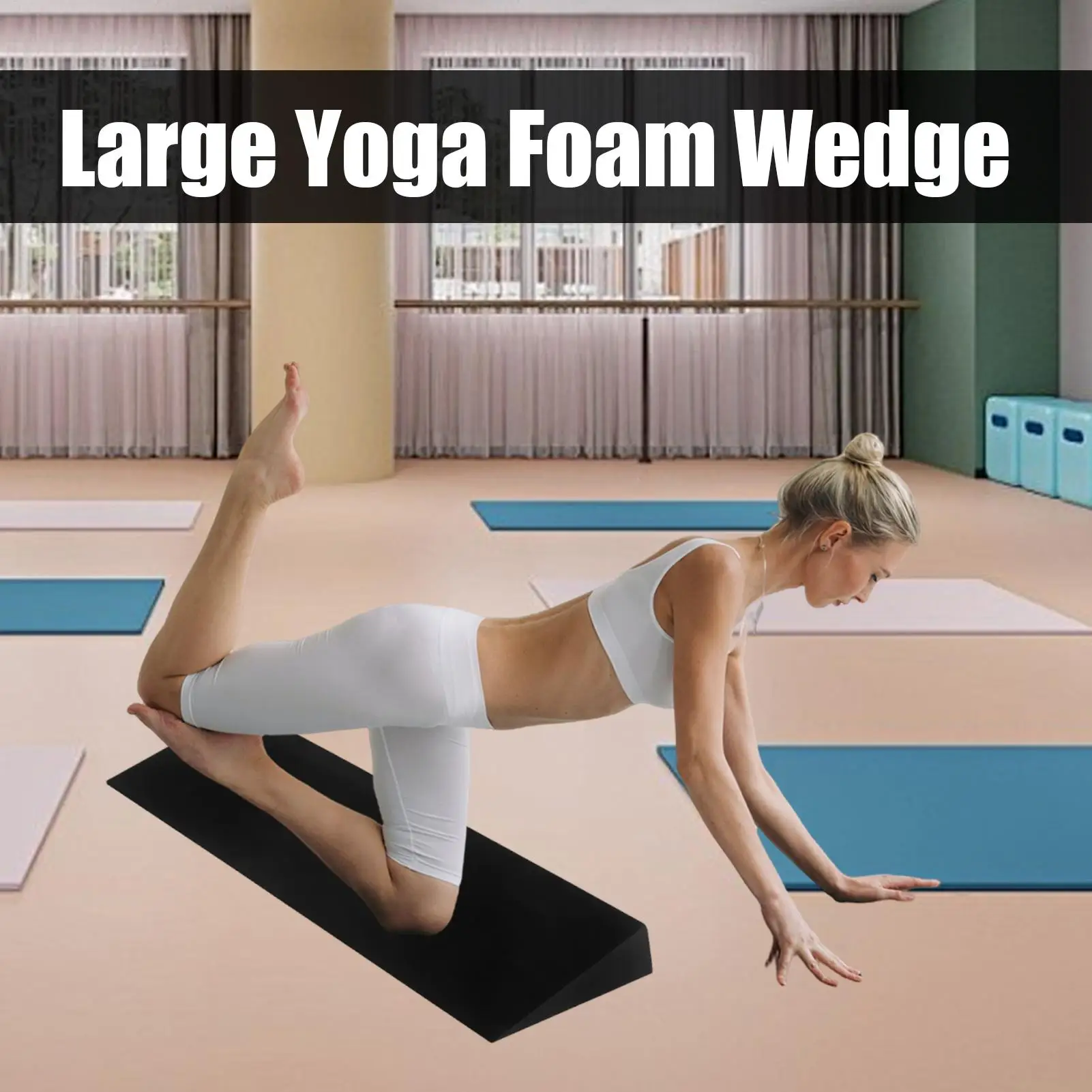 High Quality Yoga Foam Wedge Foam Stretch Slont Boards Yoga Block Improve Lower Leg Strength for Exercise Gym Fitness Tools
