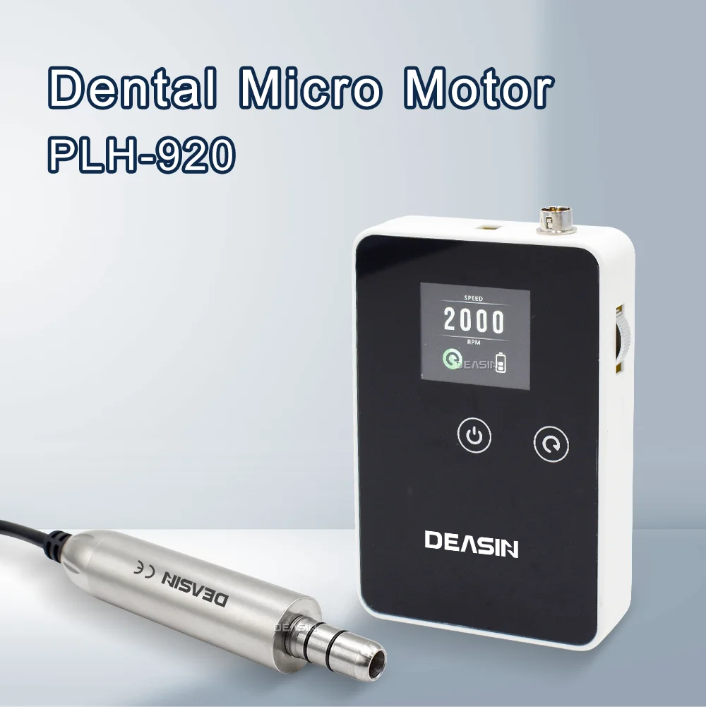 DEASIN Lab Equipment Micromotor Polisher Dental E-Type Micro Motor Plaster Grinding Polishing Handpiece Dentist Equipment Tool