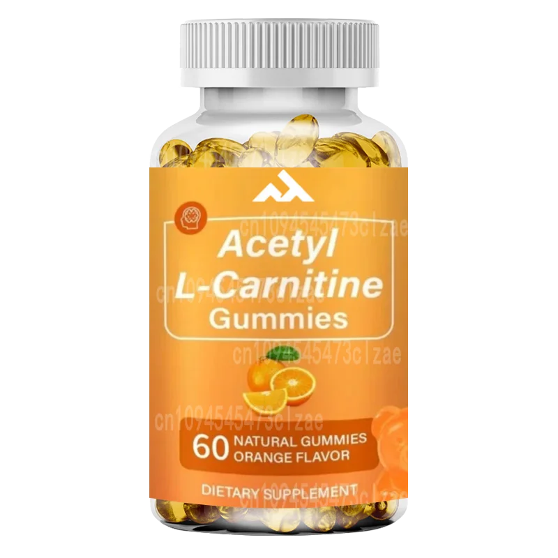 

Acetyl L-Carnitine Gummies for Energy & Brain Function Support – Vegan, Non-GMO, 60 Count