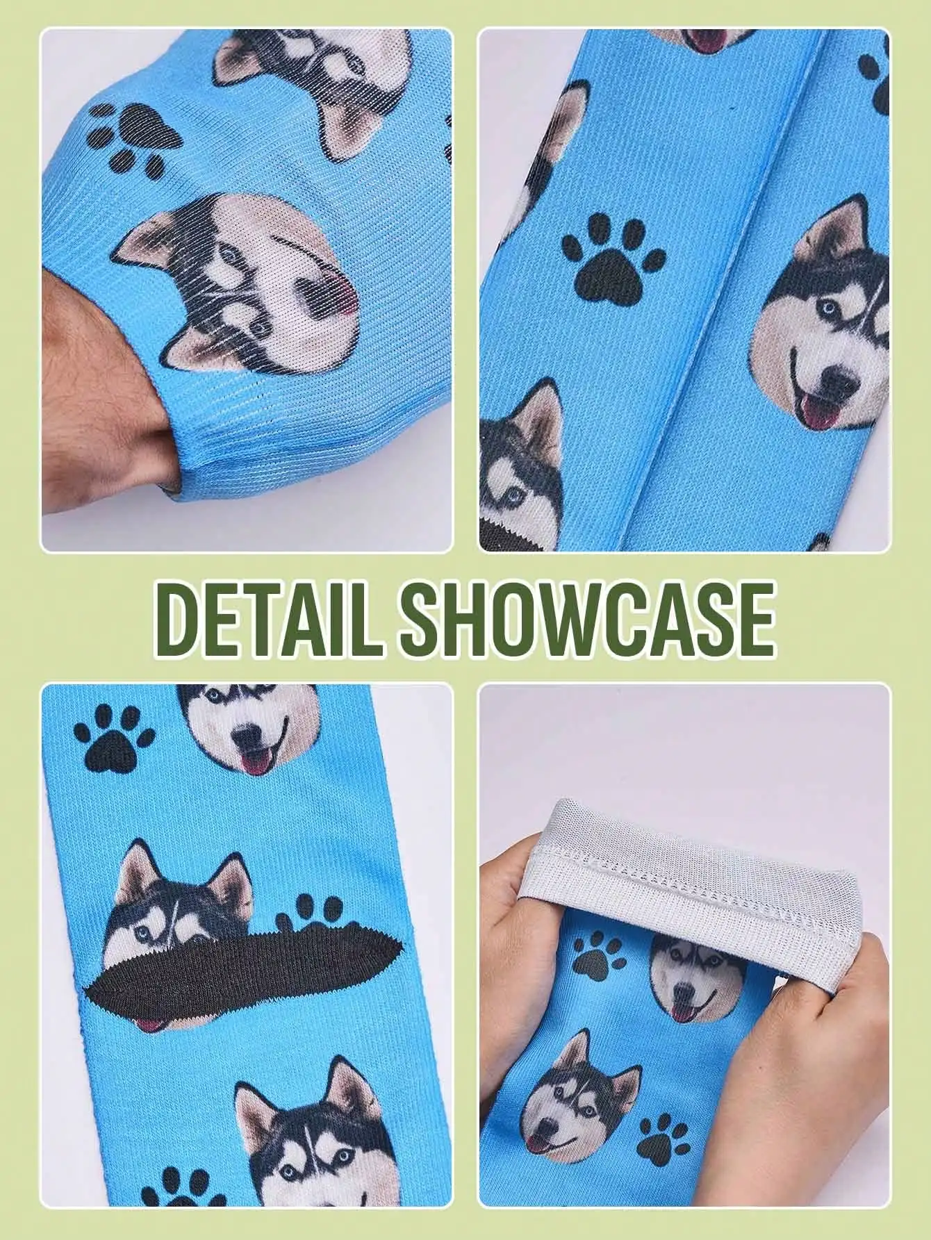 جوارب وجه مخصصة، جوارب صور مخصصة، جوارب مضحكة قابلة للتخصيص مع صورتك، مقاسين متوفر، هدية فريدة للزوجين