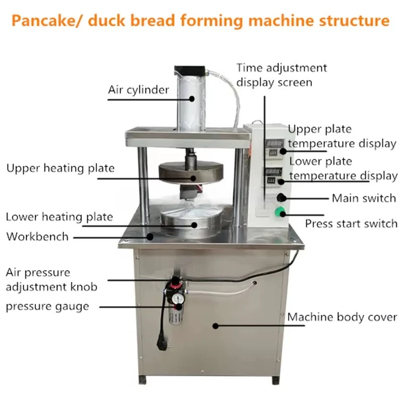 Pancake Forming Machine Automatic 20cm 35cm 40cm Pancake Diameter Electric Pancake Roasting Equipment Crepe Maker Machines