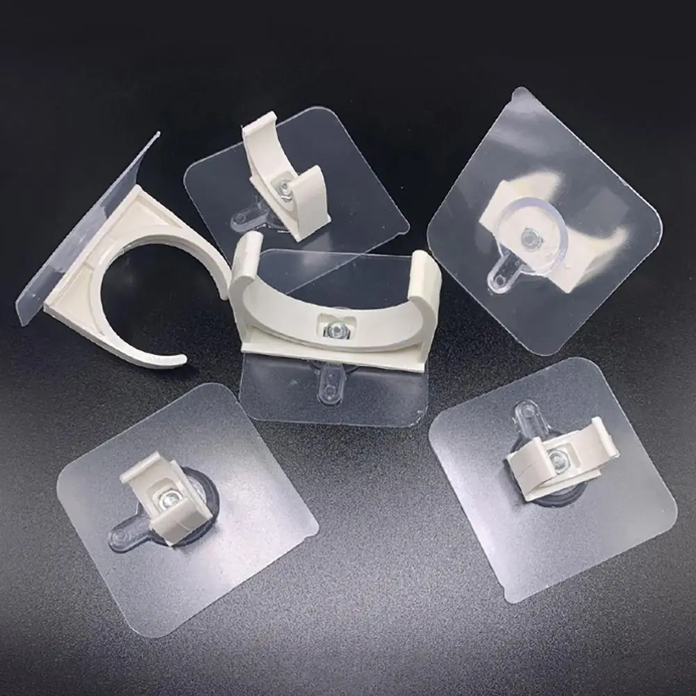 1/5Pcs Punch-free Self-adhesive Pipe Clamp Garden Irrigation Aquarium Fish Tank Water Tube Holder Fixed Snap Fittings