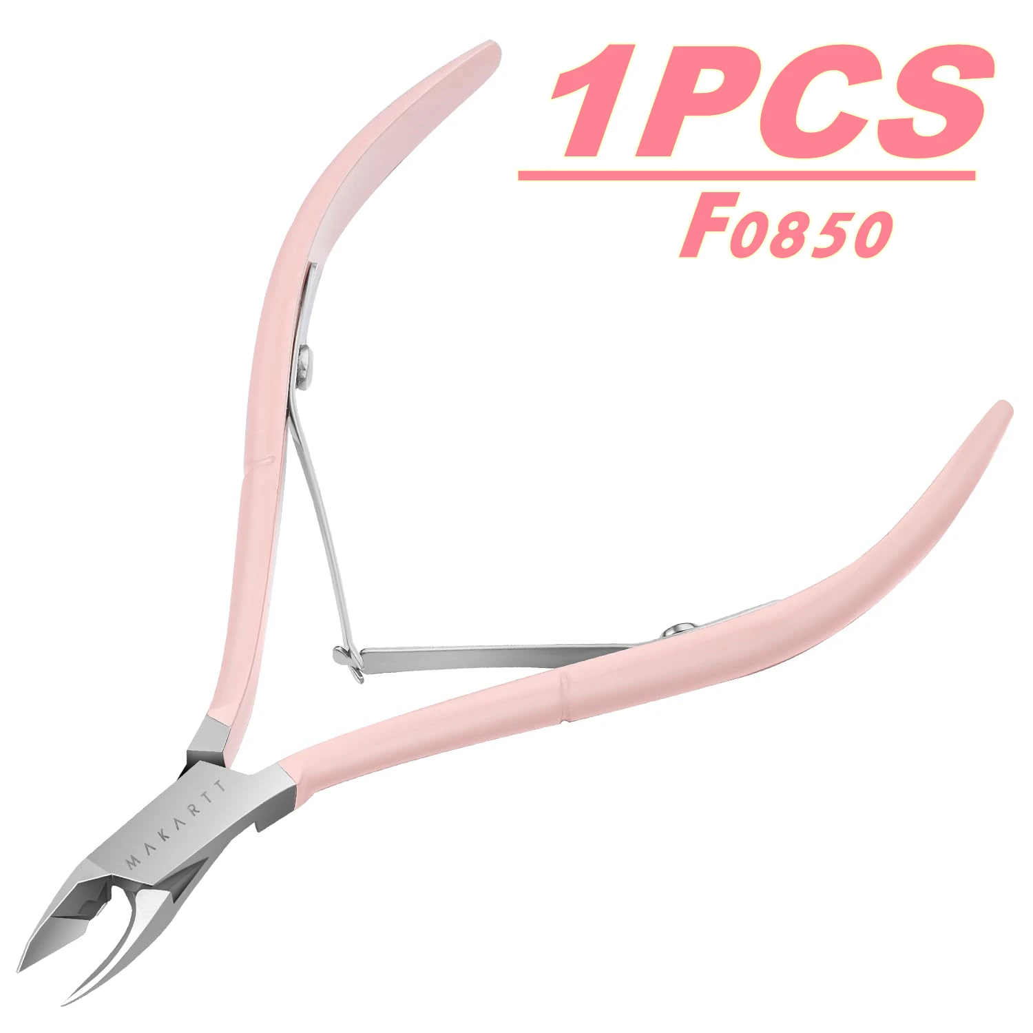 Cuticle Trimmer Cuticle Remover with Cuticle Pusher, Professional Stainless Steel Durable Pedicure Manicure Tools Cutter Nipper