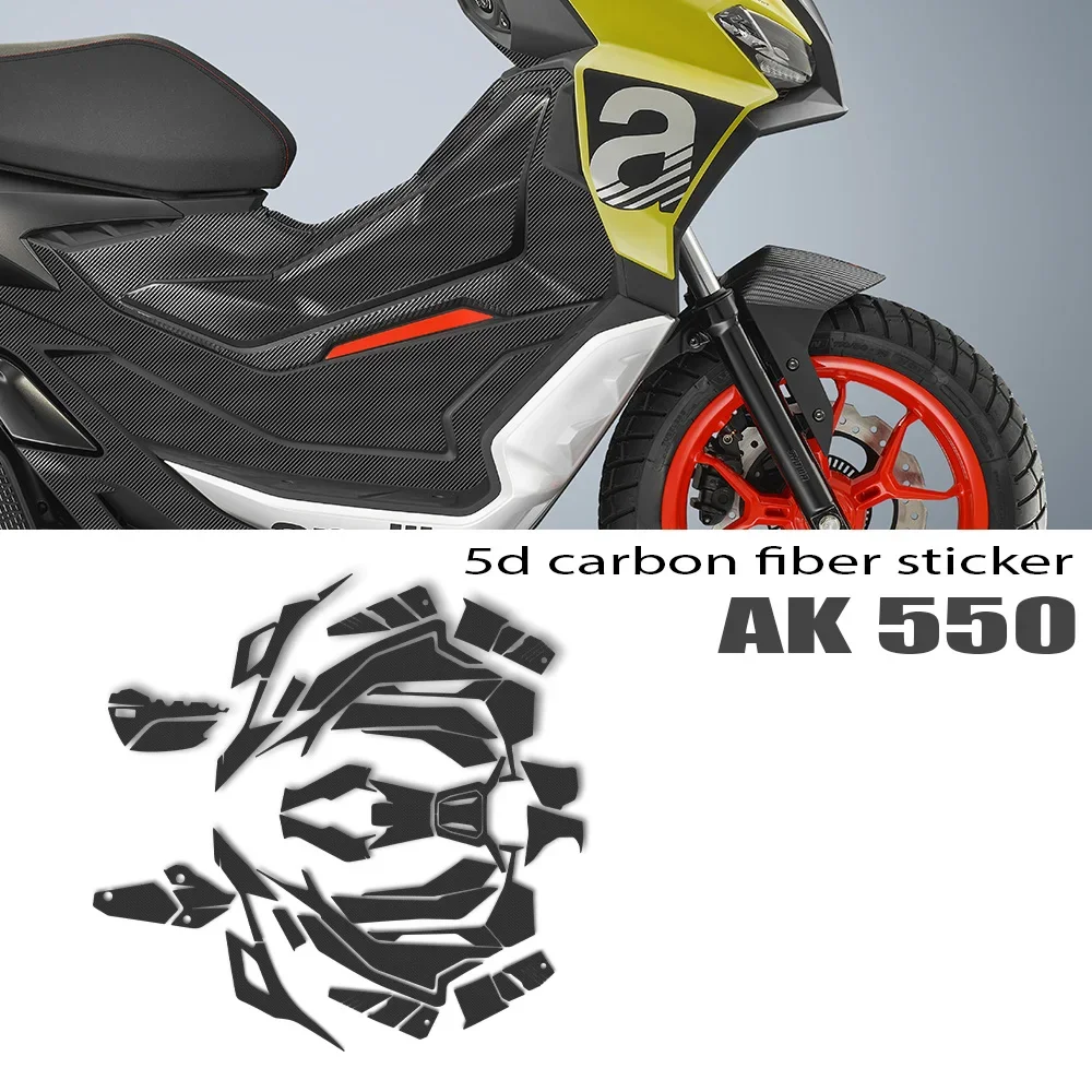 NEW Aprilia SRGT200 Motorcycle 5D Carbon Fiber Sticker Decal Body Full Kits Decoration Sticker For Aprilia SR GT200 SR GT 200