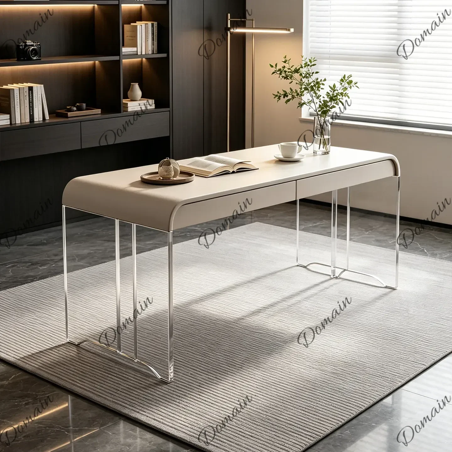 B X Conference Minimalist Office Desk Reception Designer Individual Nordic Luxury Office Desk Reception Tavolino Salon Furniture