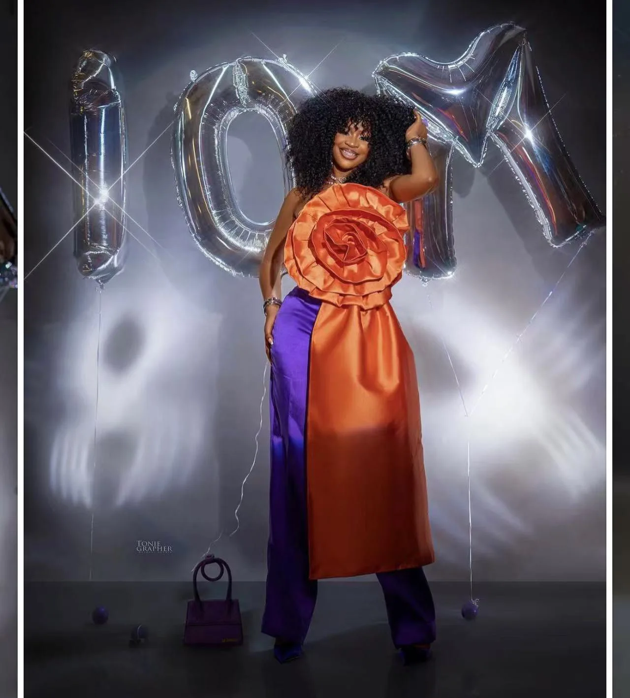 ฤดูใบไม้ผลิฤดูร้อน 2025 แฟชั่นผู้หญิงสไตล์ใหม่เสื้อกั๊ก Off-Shoulder Zipper Backless Top ขนาดใหญ่ 3D ออกแบบดอกไม้ party Top