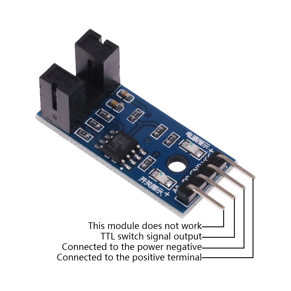 1/5/10PCS speed sensor Tacho sensor Slot-type Optocoupler Tacho-generator Counter Module for Arduino for Raspberry pi