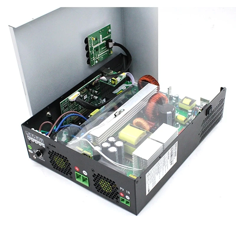 3.2KVA 3000W Solar Inverter 24V 220V Pure Sine Wave Inverter Off Grid Built-in 80A MPPT Solar Charge Controller Support WIFI