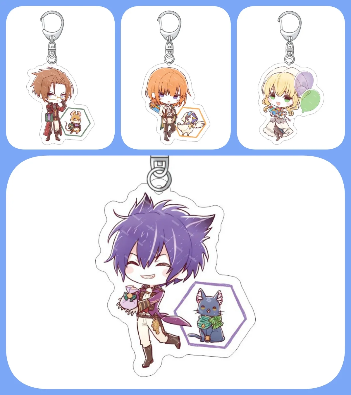 

Anime Beast Master and the Prince Surrounding Wholesale Acrylic standing signs Desktop ornament Small from friends Gifts