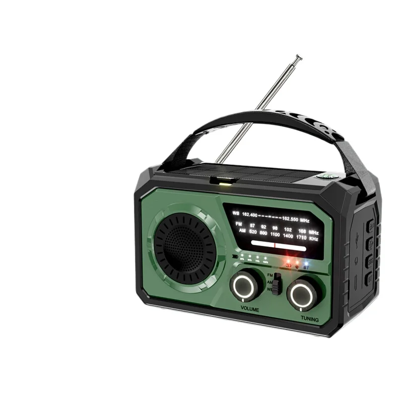 

Emergency Disaster Prevention and Preparedness Portable Disaster Prevention Solar Hand Generator Radio Power Bank