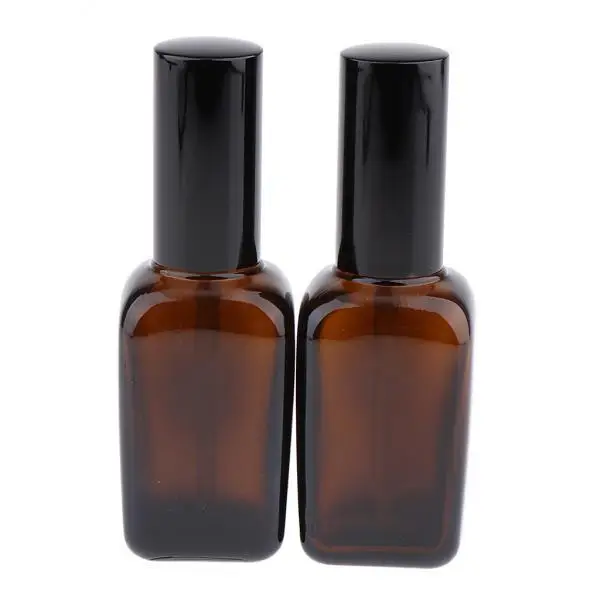 

Brown Glass Spray Mister Leakproof Perfume Spray Bottle Refillable Atomizer Empty Makeup Container for Beauty Routine