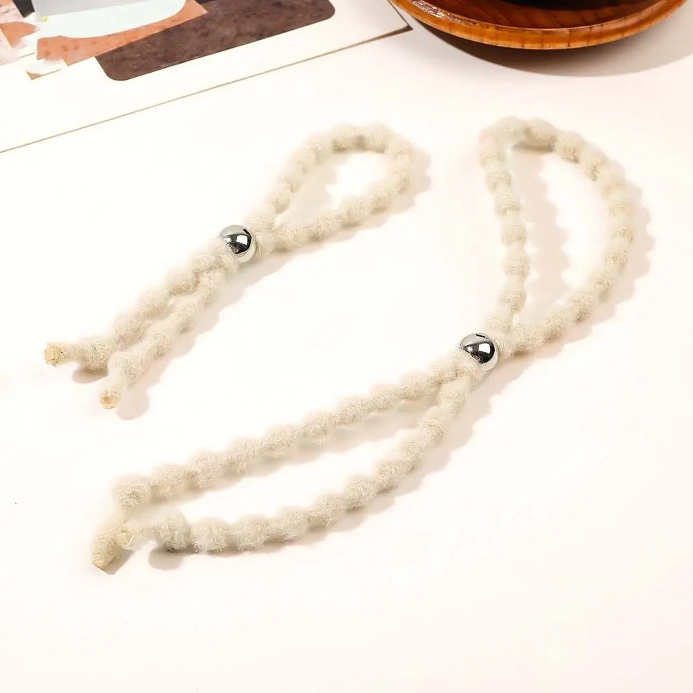 

Bubble Beaded Beads Elastic Hair Bands Africa Reduce Headaches Sliding Ponytail Holder Hair Ties Scrunchies