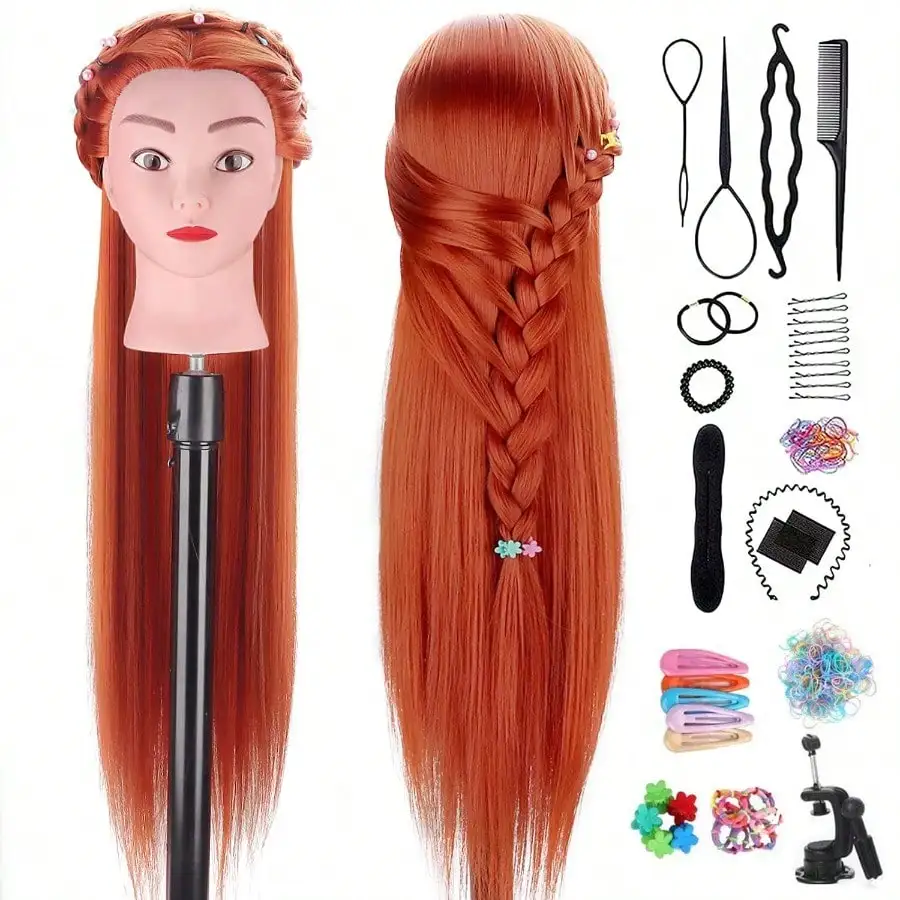 23 Pieces Hair Parting Tools Set, Magnetic Wrist Pin Holder Braiding, Sectioning Clips, Rat Tail Combs, Hair Parting Ringsvalentine's Day GGTN