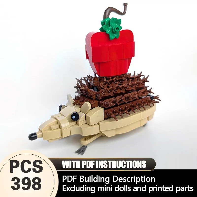 

Creators Animal Series Model MOC Building Bricks Small Hedgehog Modular Technology Gifts Holiday Assemble Children Toys Suit