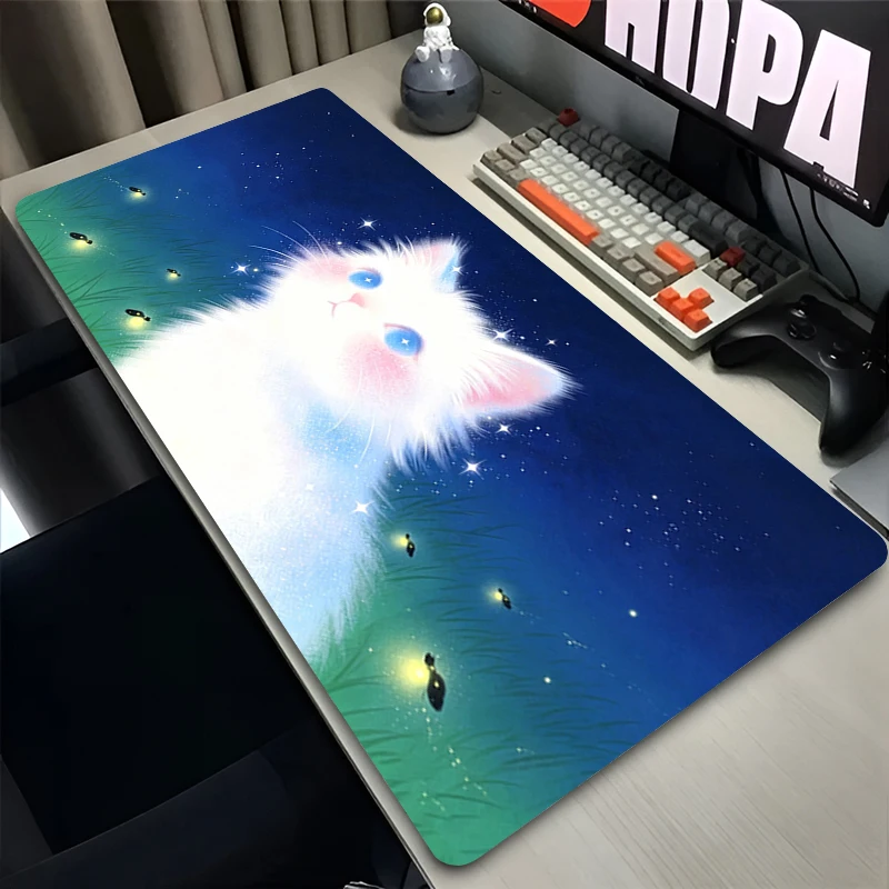 Mouse Pads kawaii desk mat Computer Accessories Speed Mousepad Designed specifically Anime cat Mouse Mat XXL Gaming Keyboard Mat