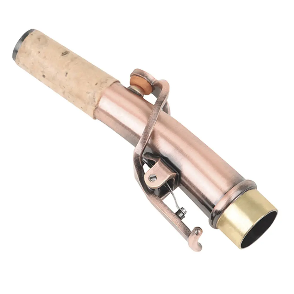 

2Pcs Soprano Sax Saxophone Neck Sturdy Brass Multipurpose Metal Saxophone Accessory Replacement Soprano Sax Accessories