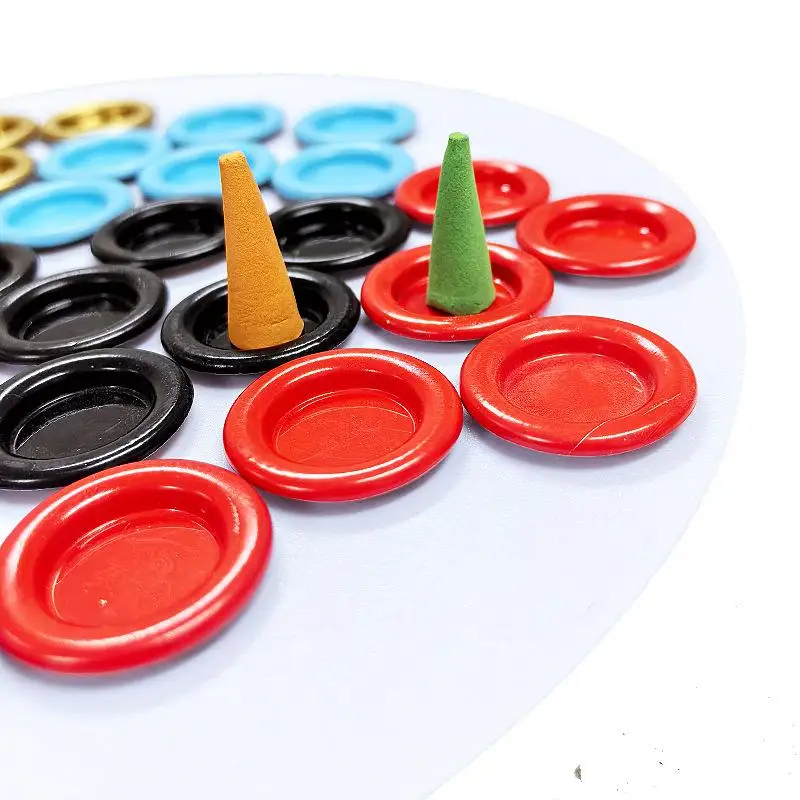 25Pcs Metal Incense Holder Disc Tray Portable Lightweight for Tower Cone Incense Outdoor Indoor Meditation Aromatherapy