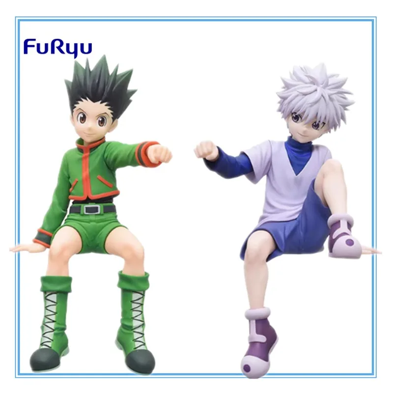 In Voorraad Originele FURYU HUNTER HUNTER GON·FREECSS Killua Zoldyck PVC 13 CM Anime Karakter Model Collectie Speelgoed Geschenken