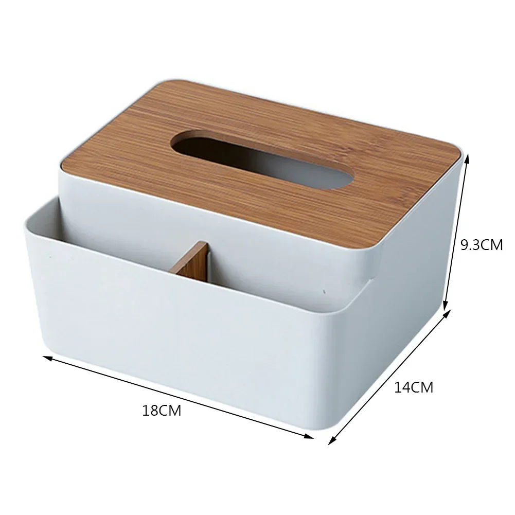 Wooden Table Tissue Box, Tissue Paper, Remote Control, Storage Box, Towel Case, Desktop Organizer, Nordic Kitchen