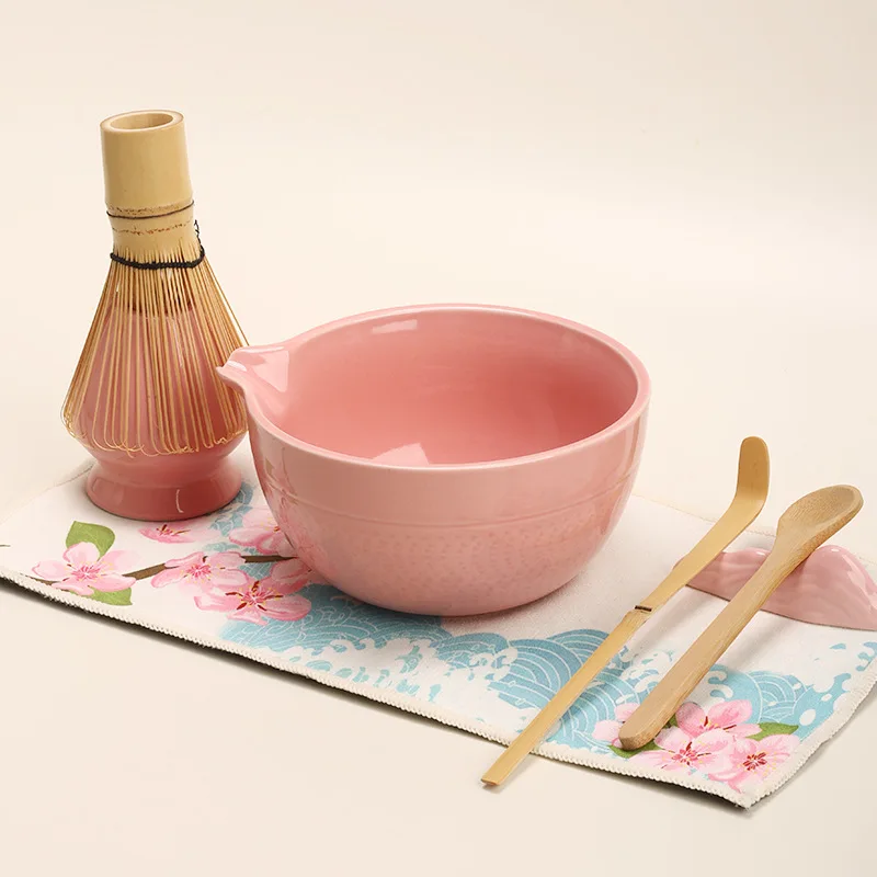 5/10 pçs conjunto de batedor matcha para iniciantes elegante madeira bambu japonês matcha chá fazendo kit com batedor titular colher peneira