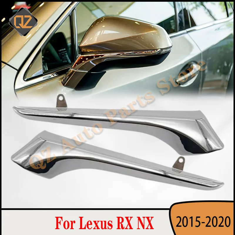 Side Rearview Mirror Lower Cover Chrome Trim Strip For Lexus RX NX NX300 NX200 RX200 RX300 2015-2020 8791B-78010 8794B-78010