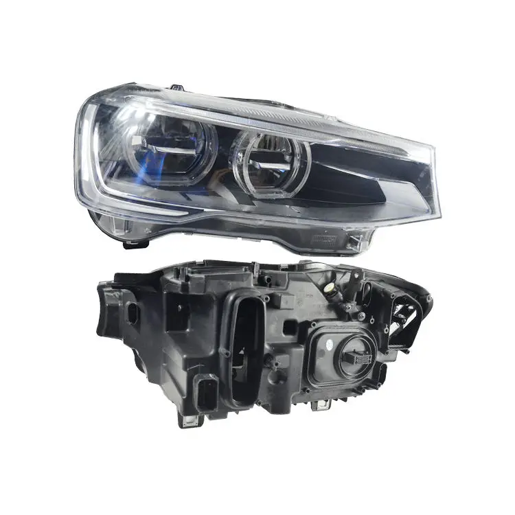 Front Head Lamp LED Left Right Side Adaptive Headlight for X3 X4 Series F25 F26 2014 2015 2016 2017