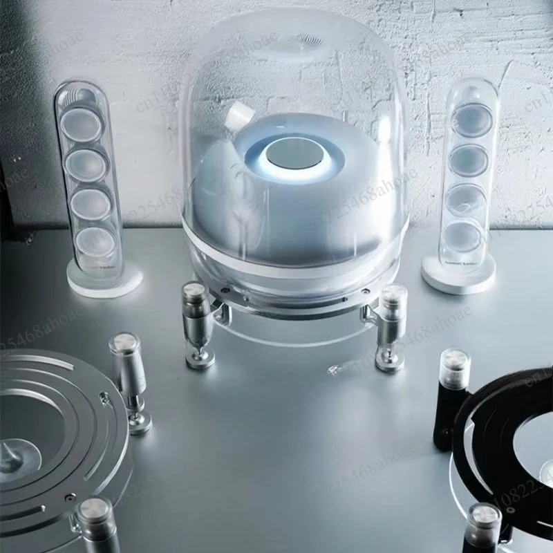 Magnetic Levitation Anti-Vibration Speaker Stand, Desktop Damping Base Bracket for Soundsticks 4/5 Audio Speaker