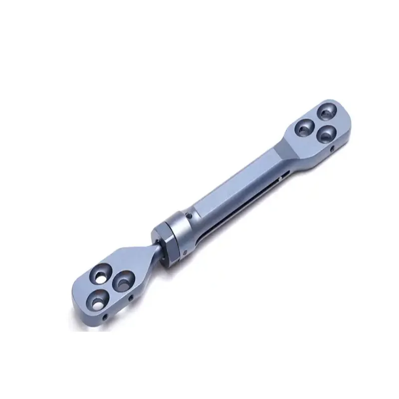 

Aluminum alloy CNC machining, mechanical adjustable connecting rod parts, equipment telescopic transmission connecting rod