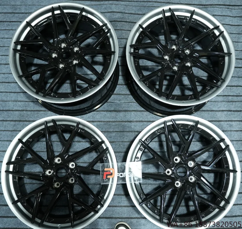 

2-piece Custom Mesh Design Forged Wheels High Quality Forged Alloy Wheels for 911 718