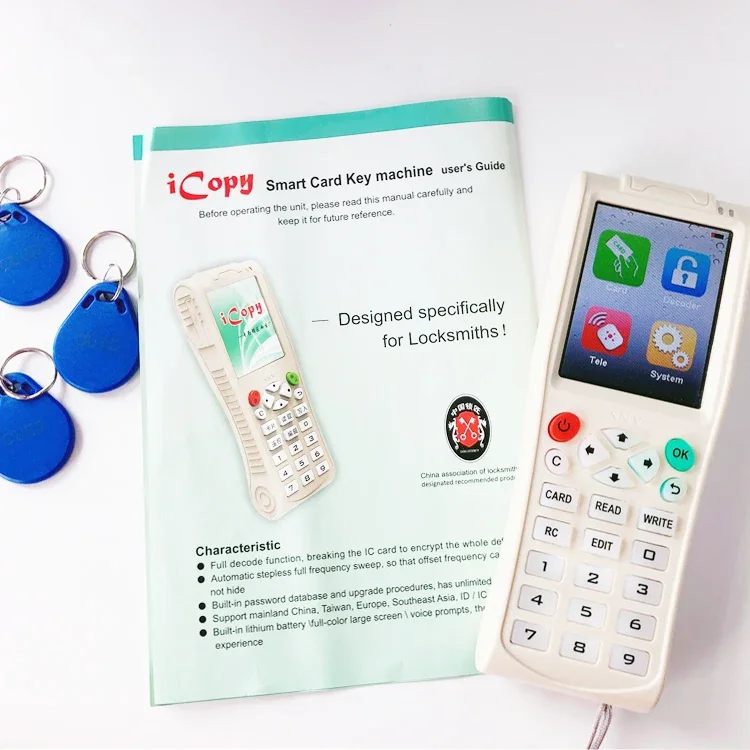 Fully Decoding iCOPY3 Smart Card keyfob Encrypted decoding Machine