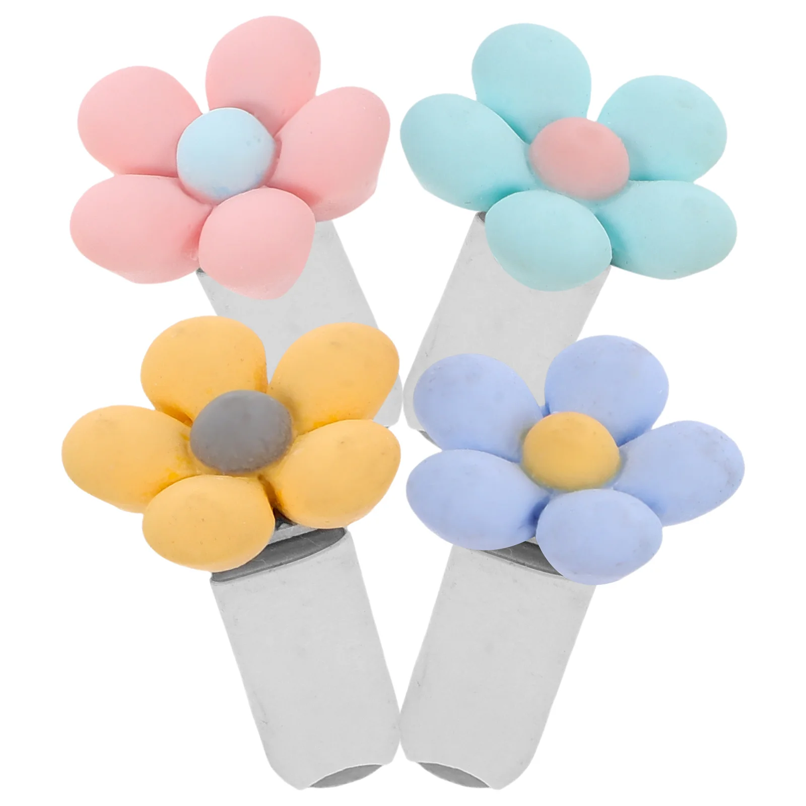

4 Pcs Car Vent Clips Air Freshener Cute Accessories Women Auto ABS Multi Color Modern Car Interior Decor Easy Installation