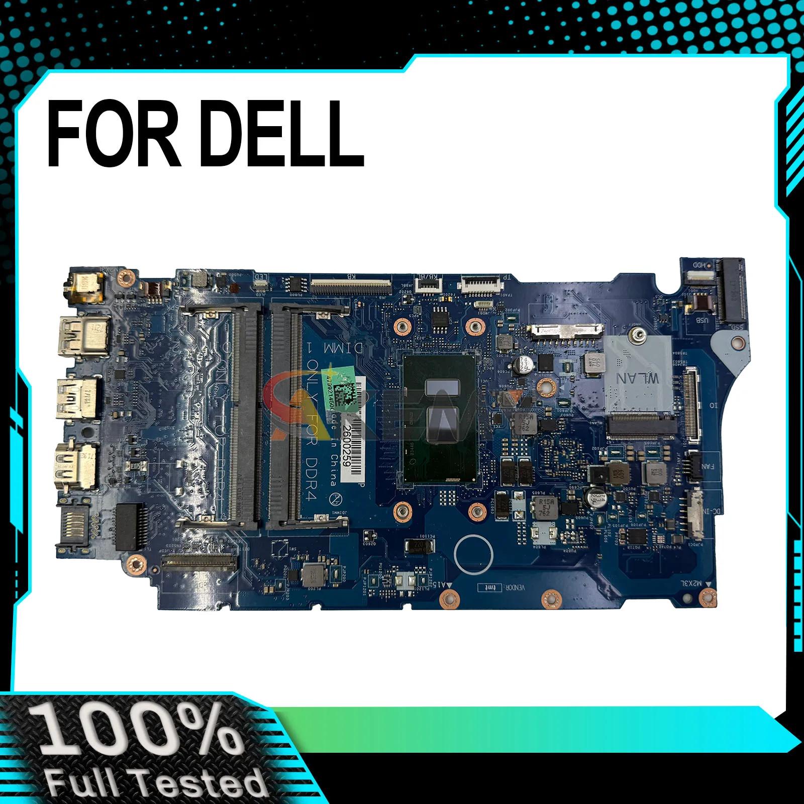 

For DELL Inspiron 7460 7560 Vostro 5468 5568 LA-D822P Laptop Motherboard i3-6006U i3 i5 i7-7th Gen 06NY5G 029PJX 0V242N