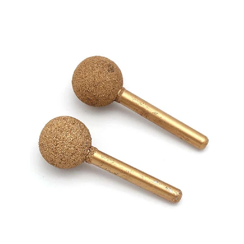 1/2/5 قطعة الكرة مختلط الماس لدغ رأس مطحنة 12/14/16/18/20/25 مللي متر 6 مللي متر عرقوب مختلط سبيكة لطحن لدغ النقش #3