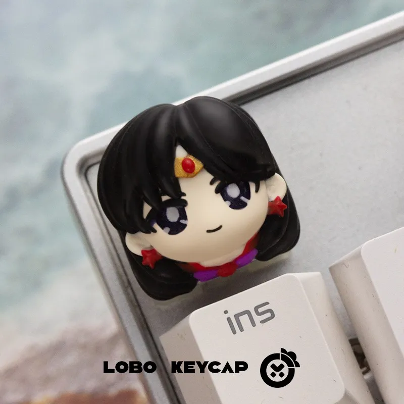 Sailor Moon Keycap hecho a mano de resina lindo Keycap Teclado mecánico Keycaps LOBO personalizado Gamer accesorios de juegos regalos