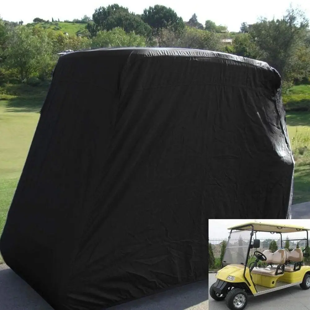 

High Quality Waterproof Dustproof Outdoor Golf Cart Covers Golf Cart Cover Scooter Kart Cover Light Weight Universal