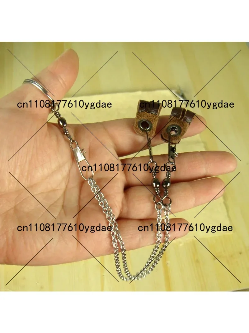 Bird Eagle Hawk Foot Chain Stainless Steel Anklet Leg Foot Ring Outdoor Flying Training Bird Accessories Steel Chain Feet Anklet