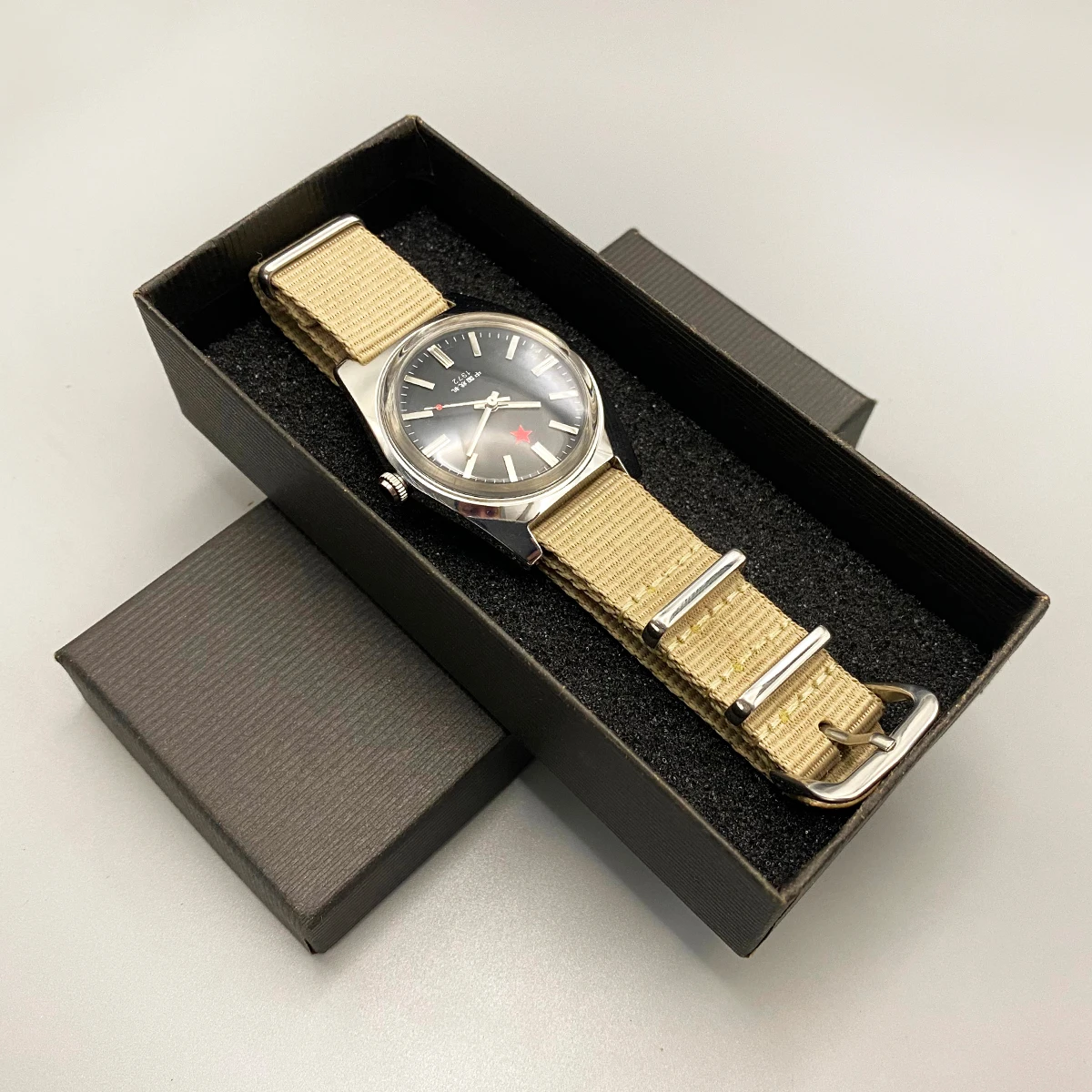 Mechanische Herrenuhr Shanghai 8120, manuelles mechanisches Uhrwerk, 36 mm, Retro-chinesische Uhr, geeignet für Herrengeschenke – Detail 12