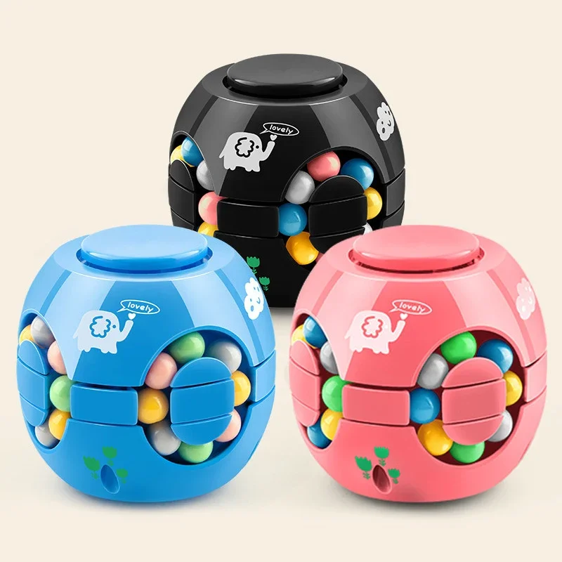 Multiple Functions Fidget Spinner Gyro Anti Stress Cube Little Rotating Cube Kids Stress Relief Toys for Adult Fingertip Cube