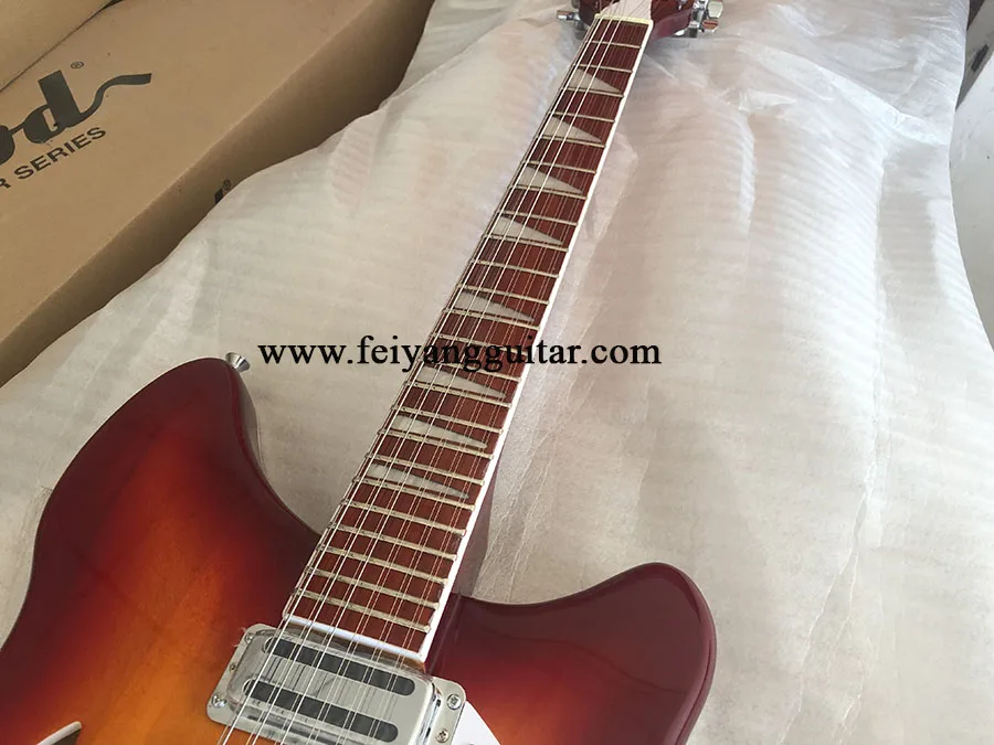 

electric guitars high quality 360 12strings guitar, Picture color, 3-Piece Pickup，free shippings