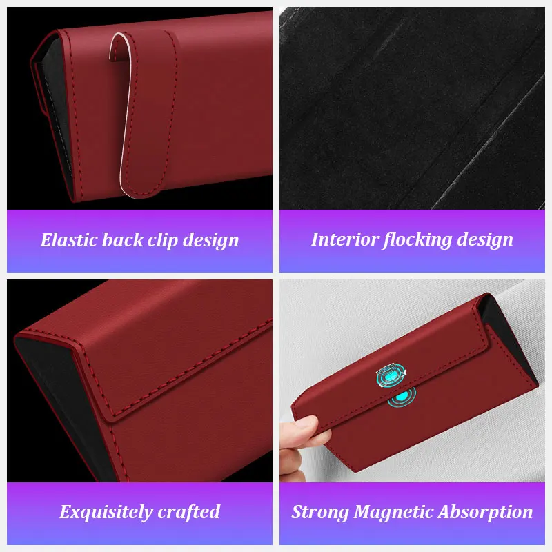 حافظة نظارات حاجب السيارة المحمولة يتدفقون الداخلية ل BYD ليوبارد 5 8 دينزا B5 B8 D9 DM-i N7 N8 صندوق النظارات الشمسية حامل النظارات