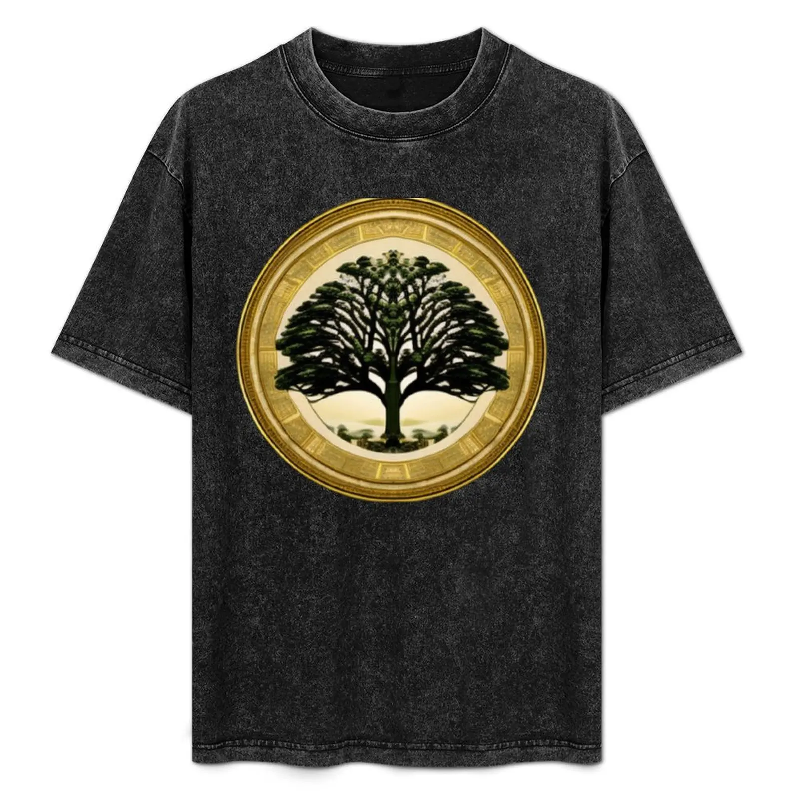 

The Harmony of Nature: The Art of Sustainable Tree of Life - Dredy T-Shirt tops shirts graphic tee men