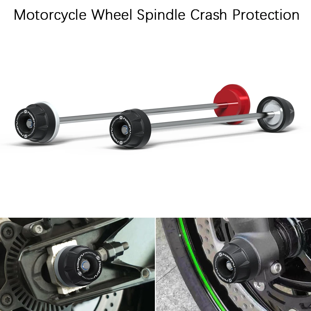 Hinterer Vorderachs-Gabel-Crash-Slider für Ducati Streetfighter / Panigale V2 V4 2020-2025 Motorrad-Radschutz